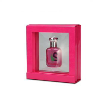 Rectangle Shape Greyboard Perfume Box in Visible window